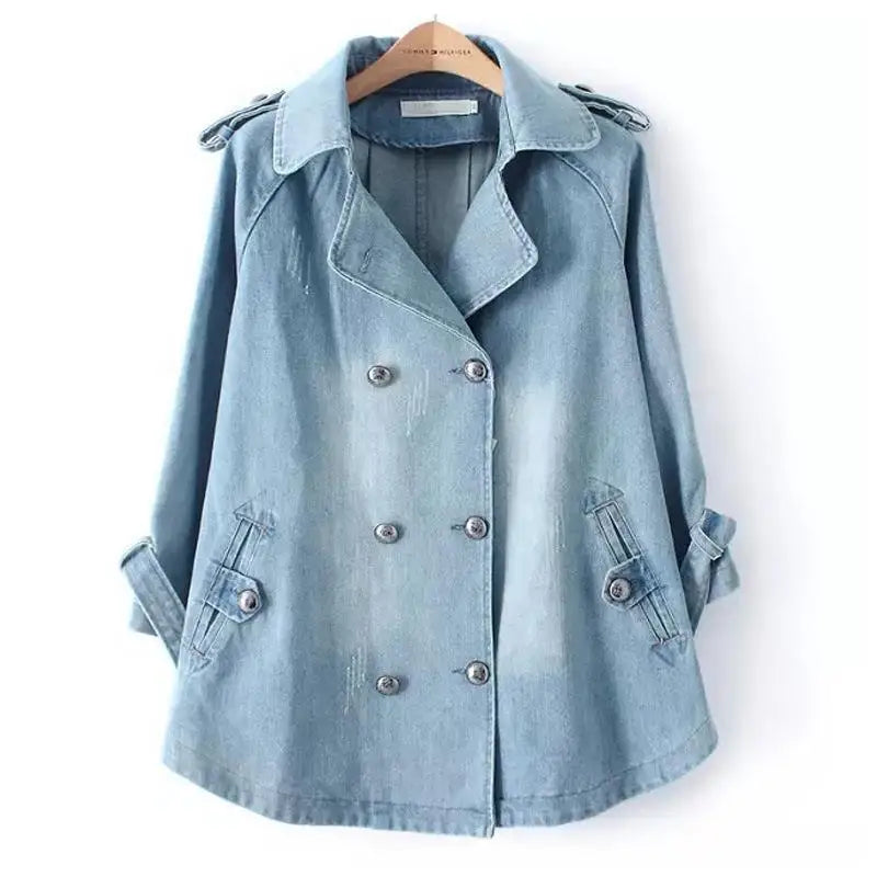 MICHAELA I RETRO DENIM MANTEL