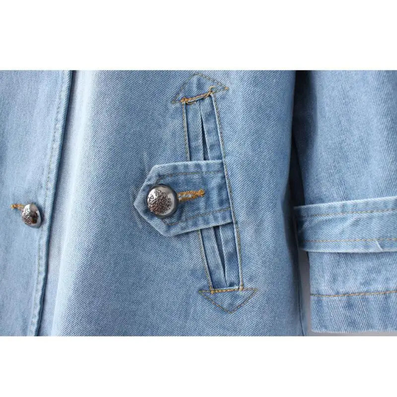 MICHAELA I RETRO DENIM MANTEL