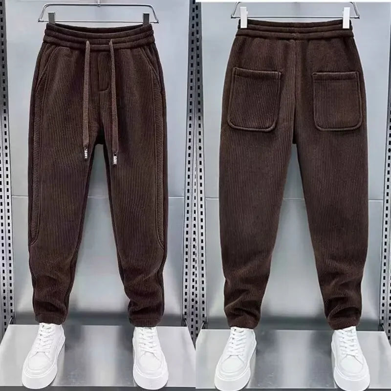 Hermann | Trendy Hose im Rippen-Stil
