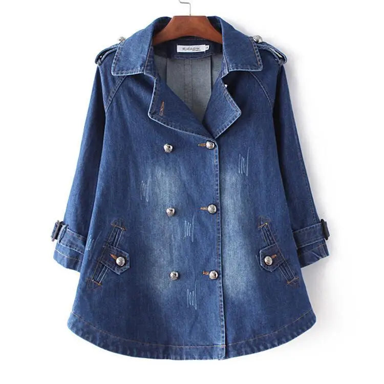 MICHAELA I RETRO DENIM MANTEL
