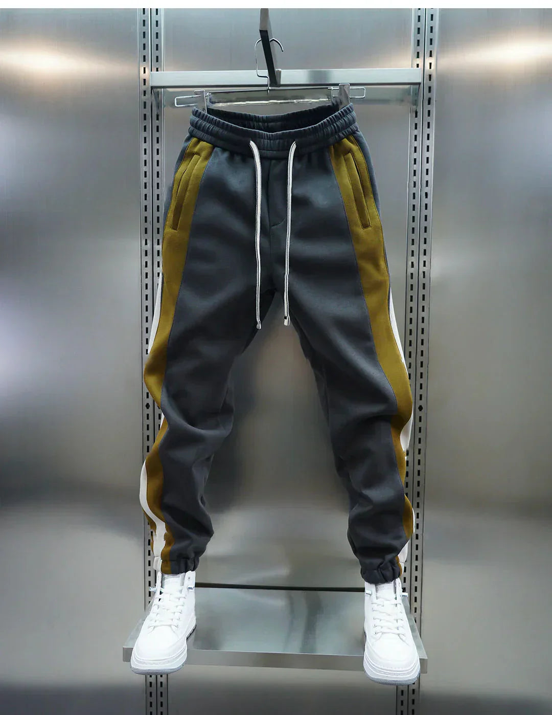 Theo | Trendy Kontraststreifenhose