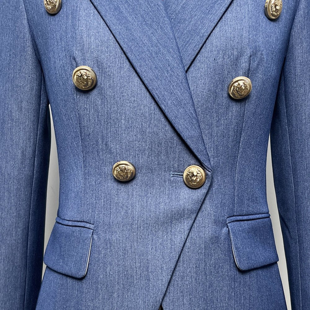 THIDRA I VINTAGE-DENIM-BLAZER