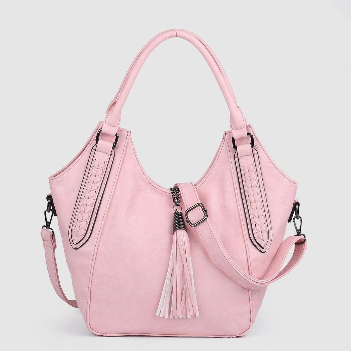 WENDELINE I VIELSEITIGE LEDERHANDTASCHE