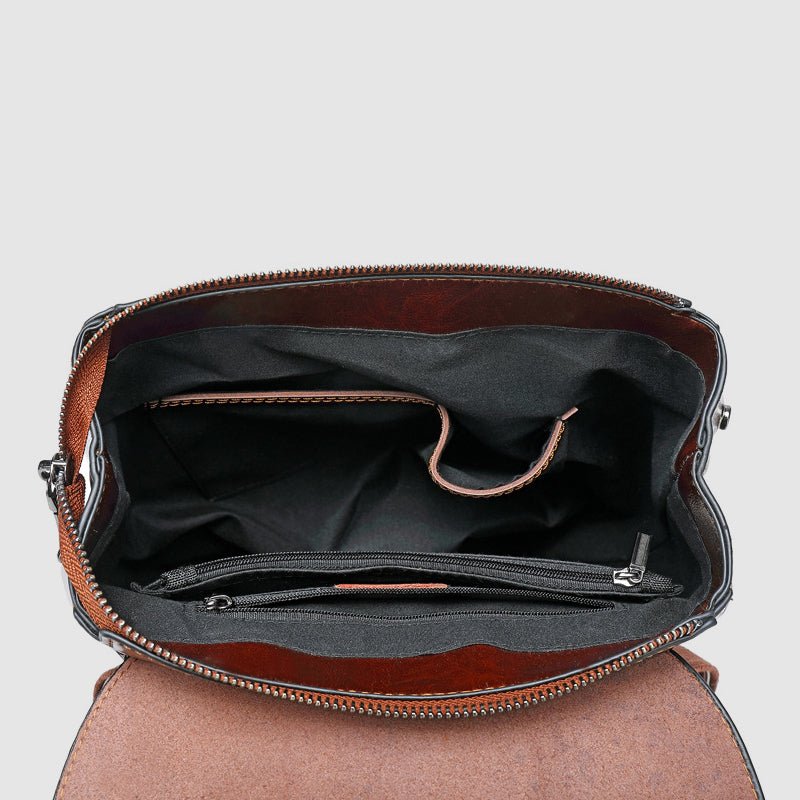 HILDEMARA I ELEGANTER LEDERRUCKSACK