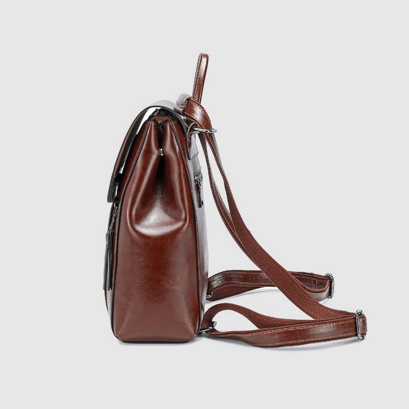 HILDEMARA I ELEGANTER LEDERRUCKSACK