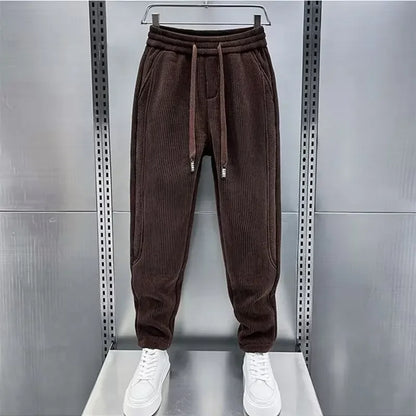 Hermann | Trendy Hose im Rippen-Stil