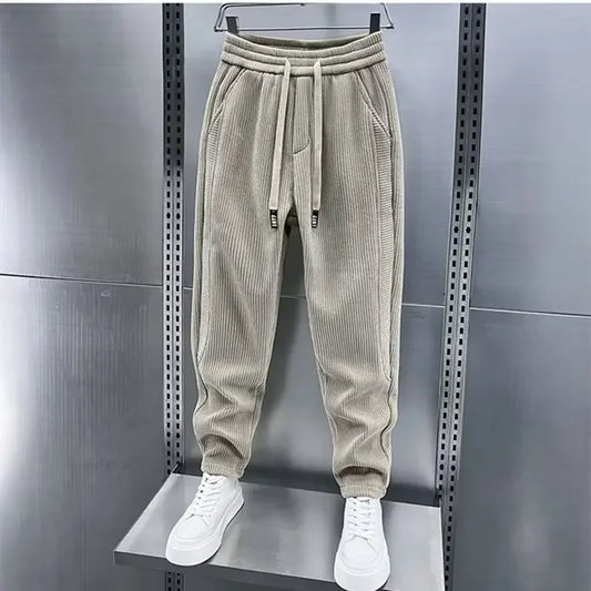 Hermann | Trendy Hose im Rippen-Stil