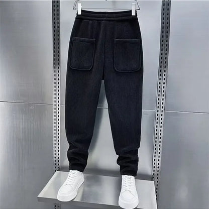 Hermann | Trendy Hose im Rippen-Stil