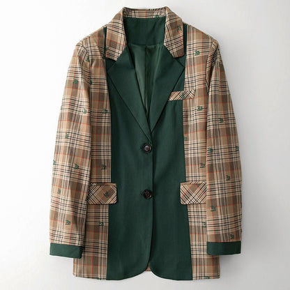 KATHELINA I RETRO KARIERTER BLAZER