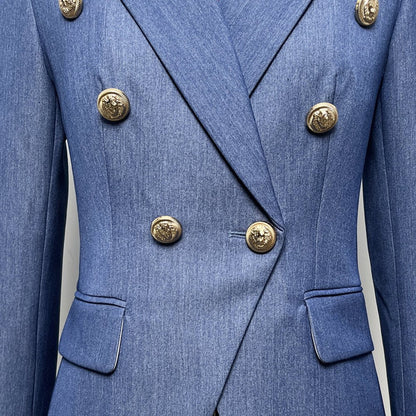 THIDRA I VINTAGE-DENIM-BLAZER